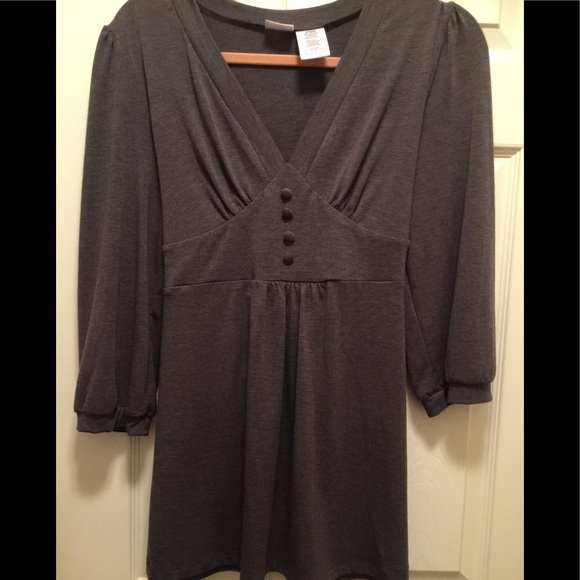 Sexy V-Neck Top, Tie Back, NEW no Tag - Picture 3 of 5